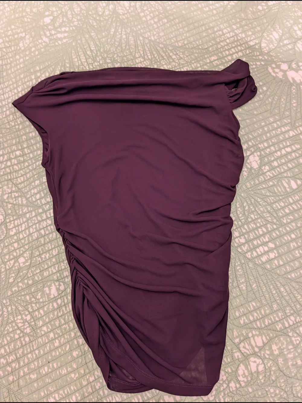 Evernew Ruched One-Shoulder Top - Picture 2 of 5